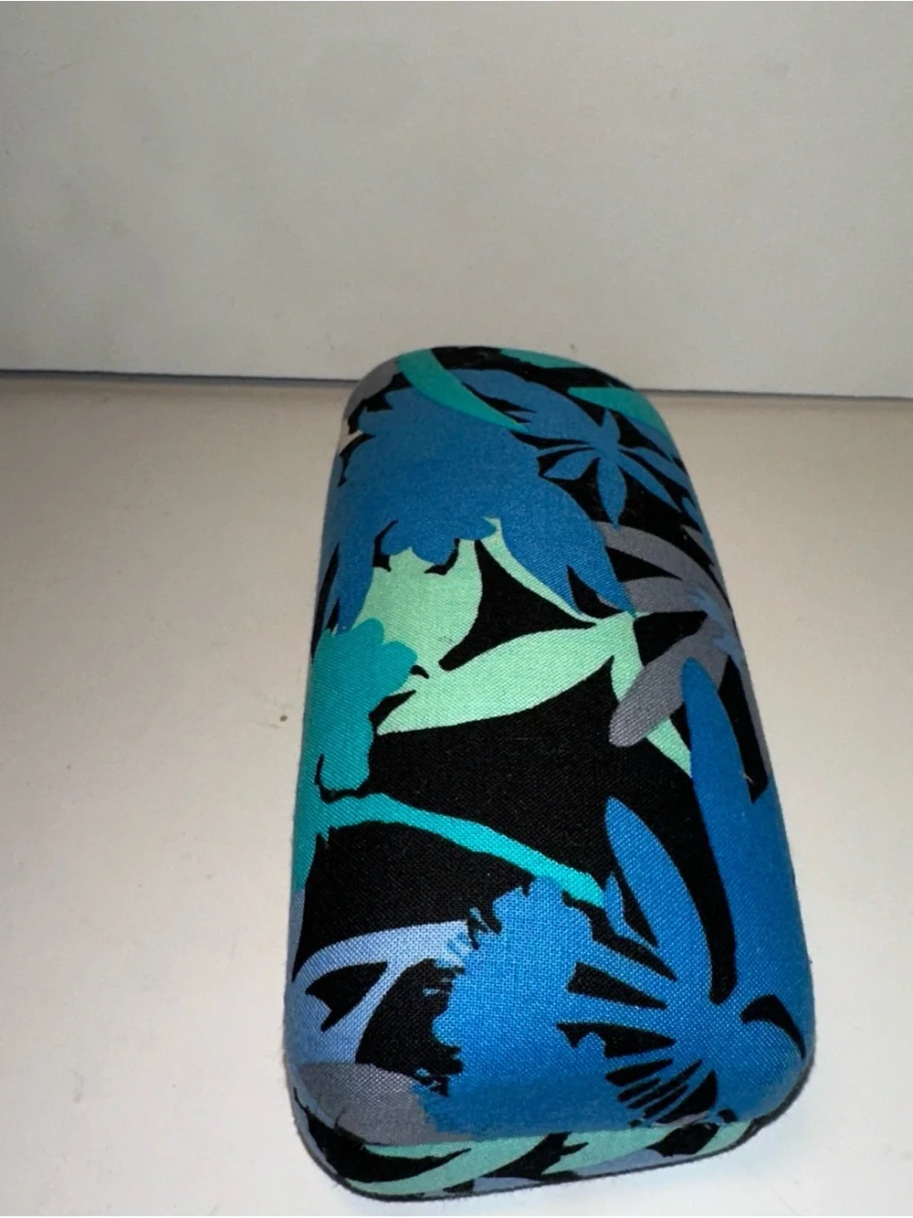 Vera Bradley Blue Teal Floral Hard Shell Glasses Case